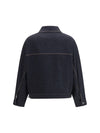 denim print jersey jacket