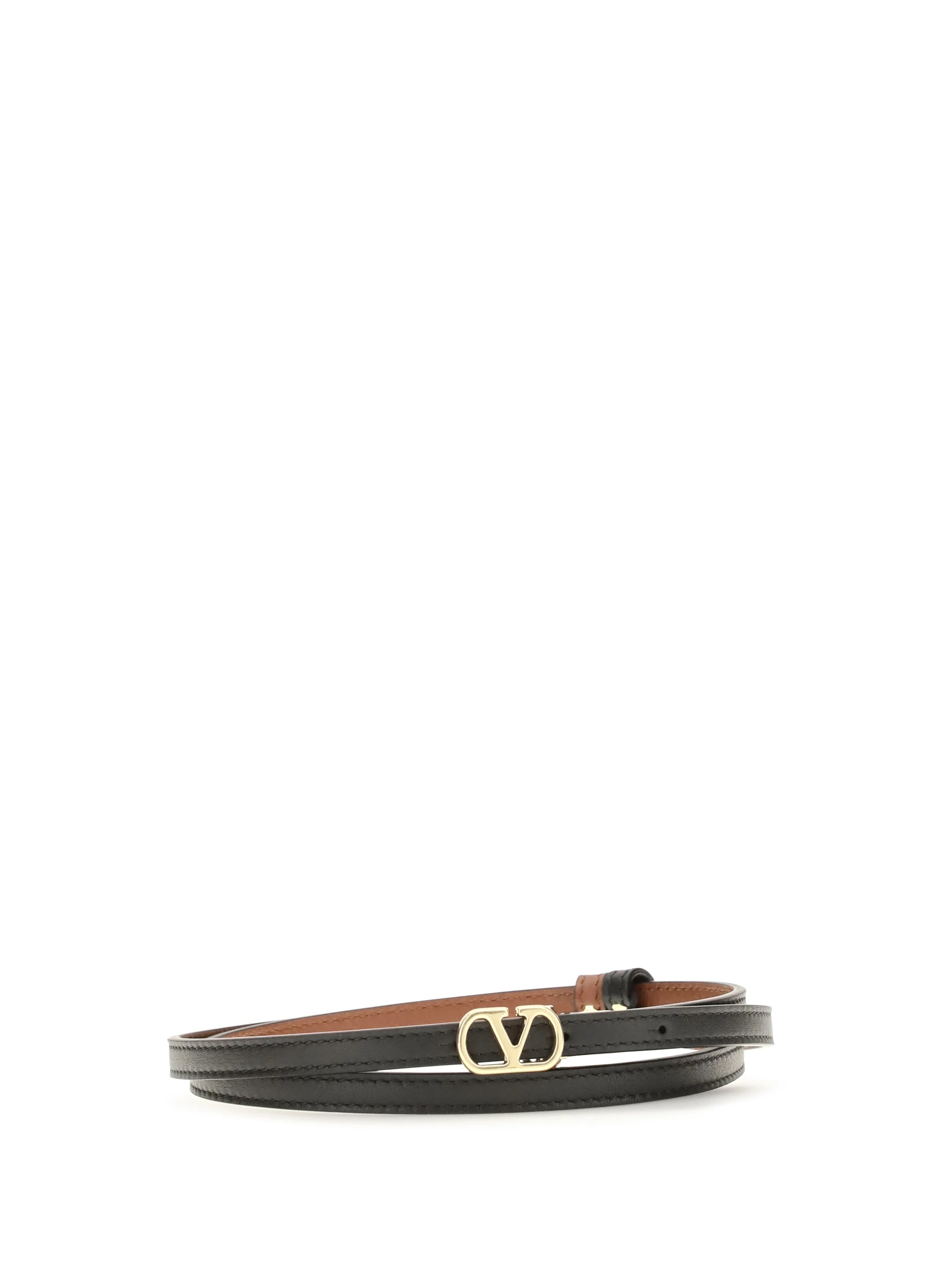 VALENTINO GARAVANI 75 reversible vlogo signature glossy calfskin belt