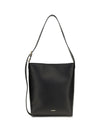 cannolo leather shoulder bag