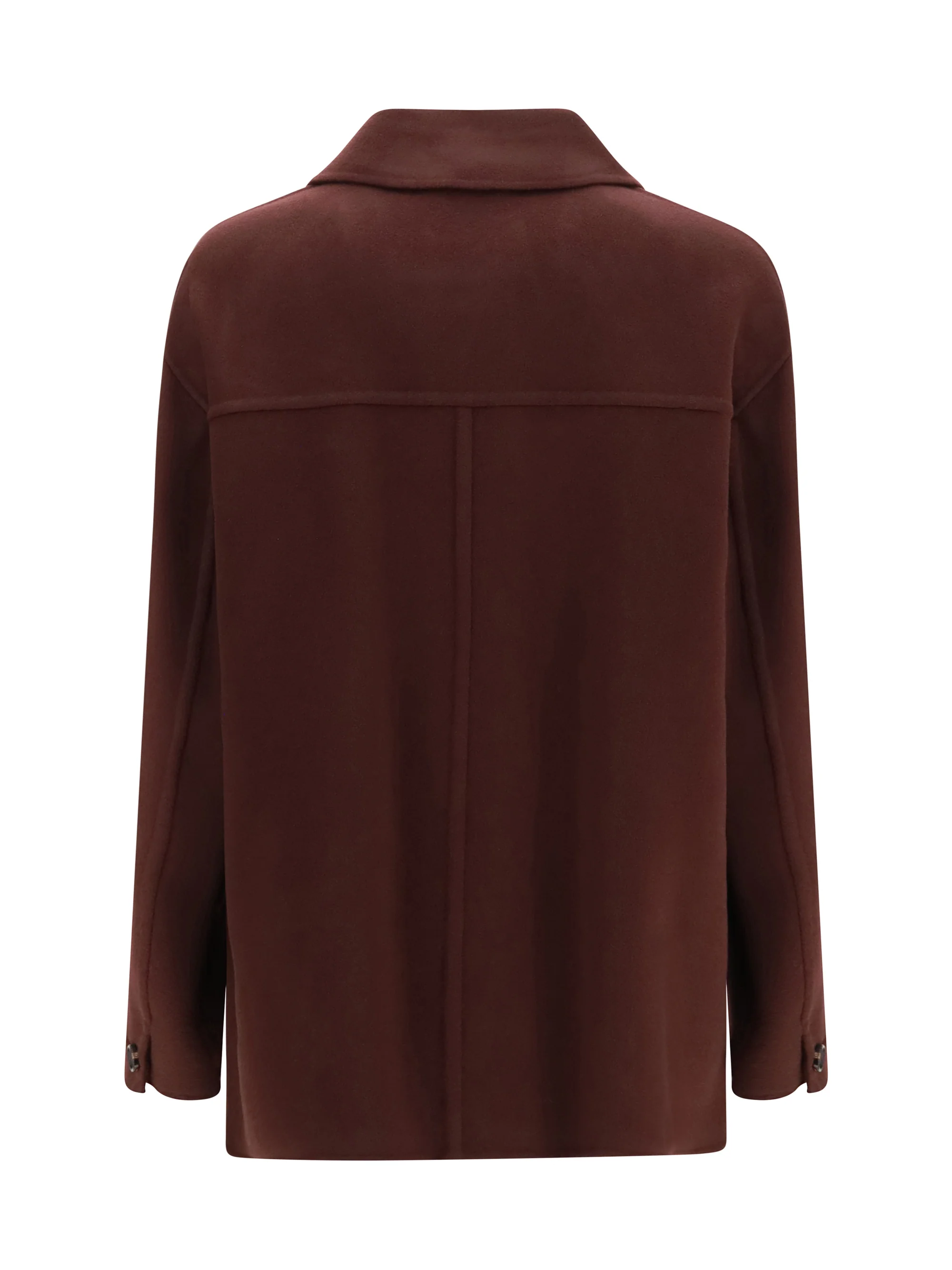 giugno short virgin wool coat