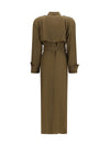 silk trench coat
