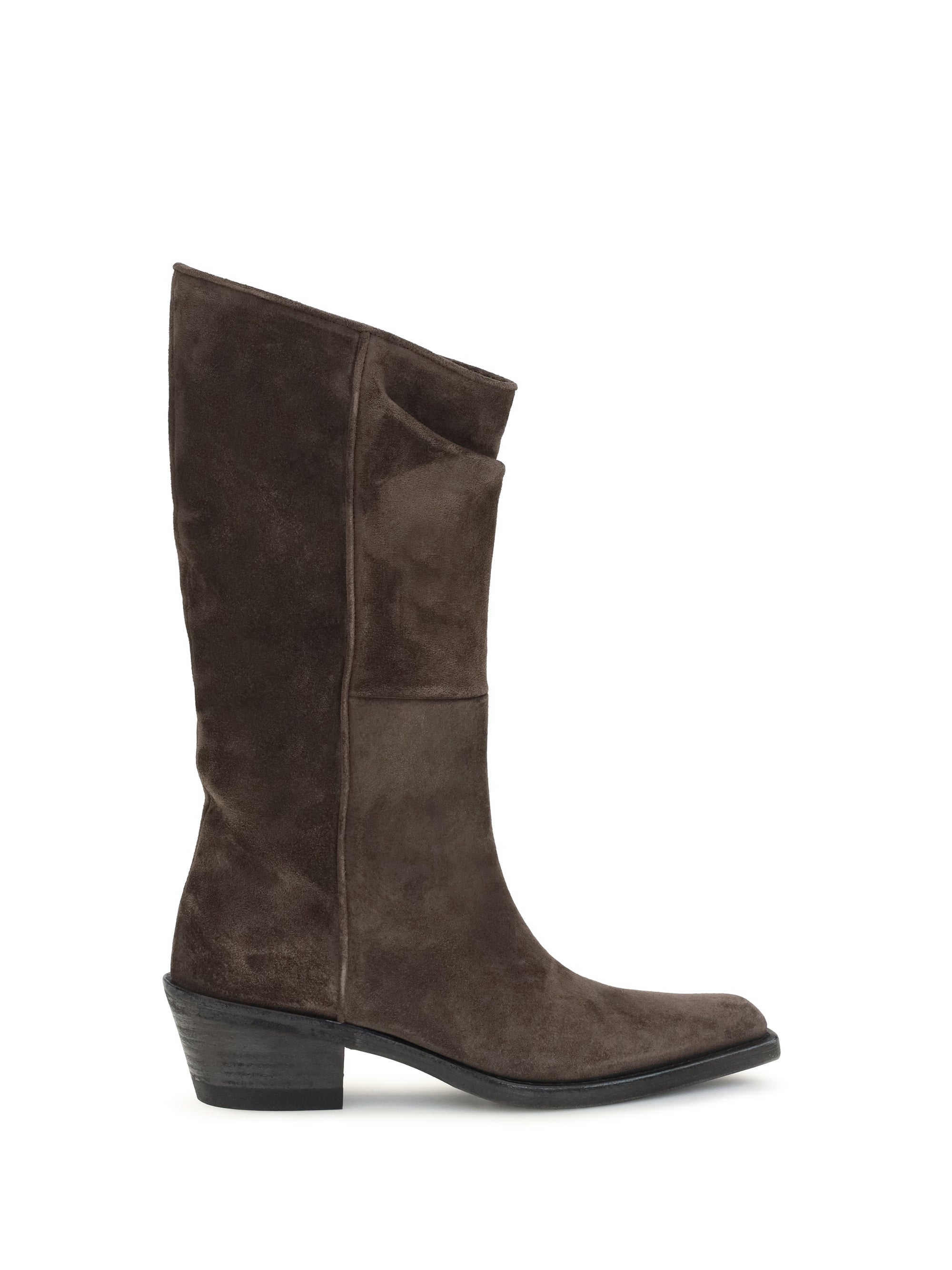 KHAITE 36 clive suede boots
