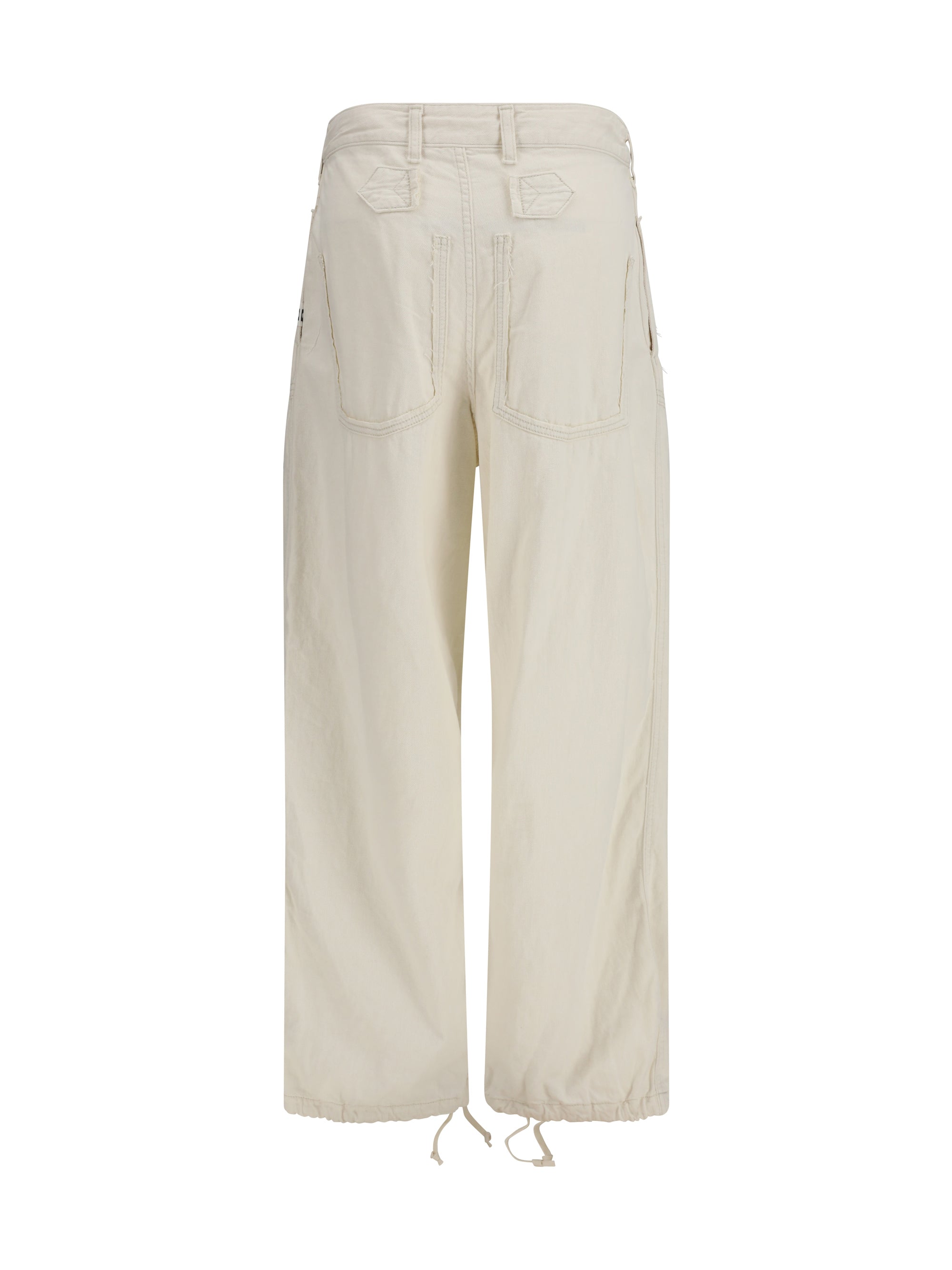 MAISON MIHARA YASUHIRO 36 cut-out pocket denim pants