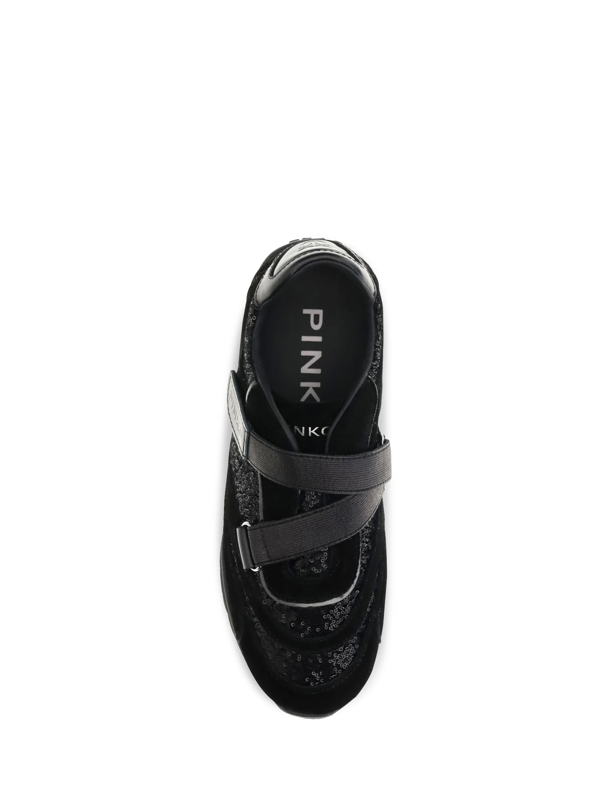 yulia suede sneakers with sequins