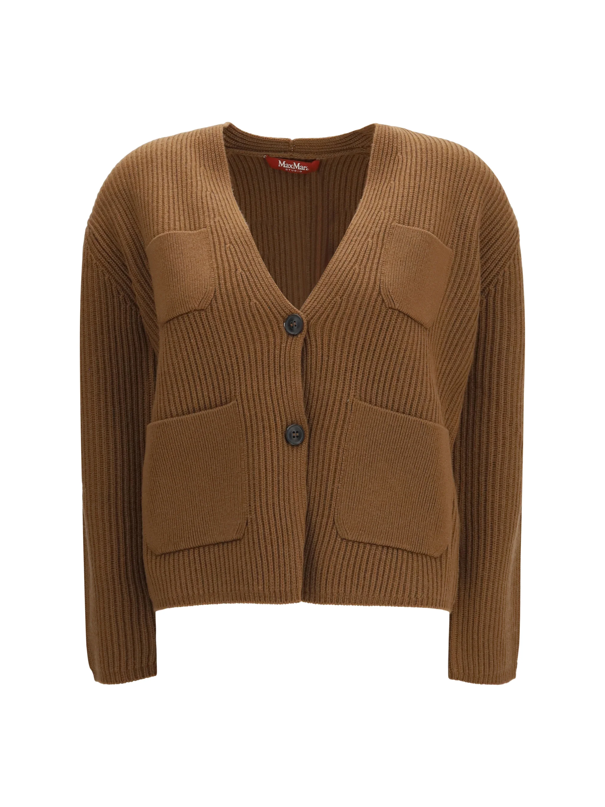 MAX MARA STUDIO L filtro wool and cashmere cardigan