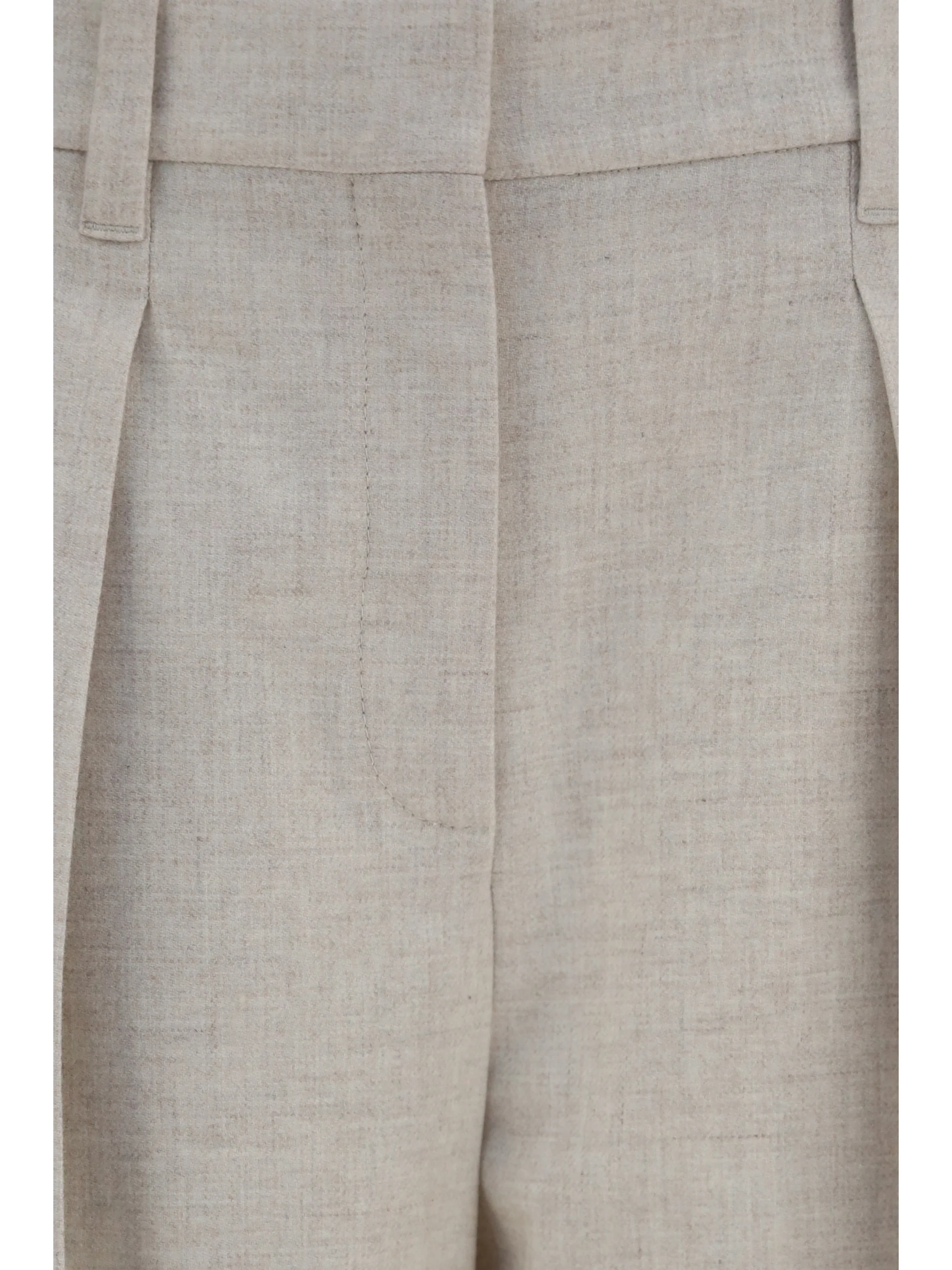 wool and cashmere tailored pants