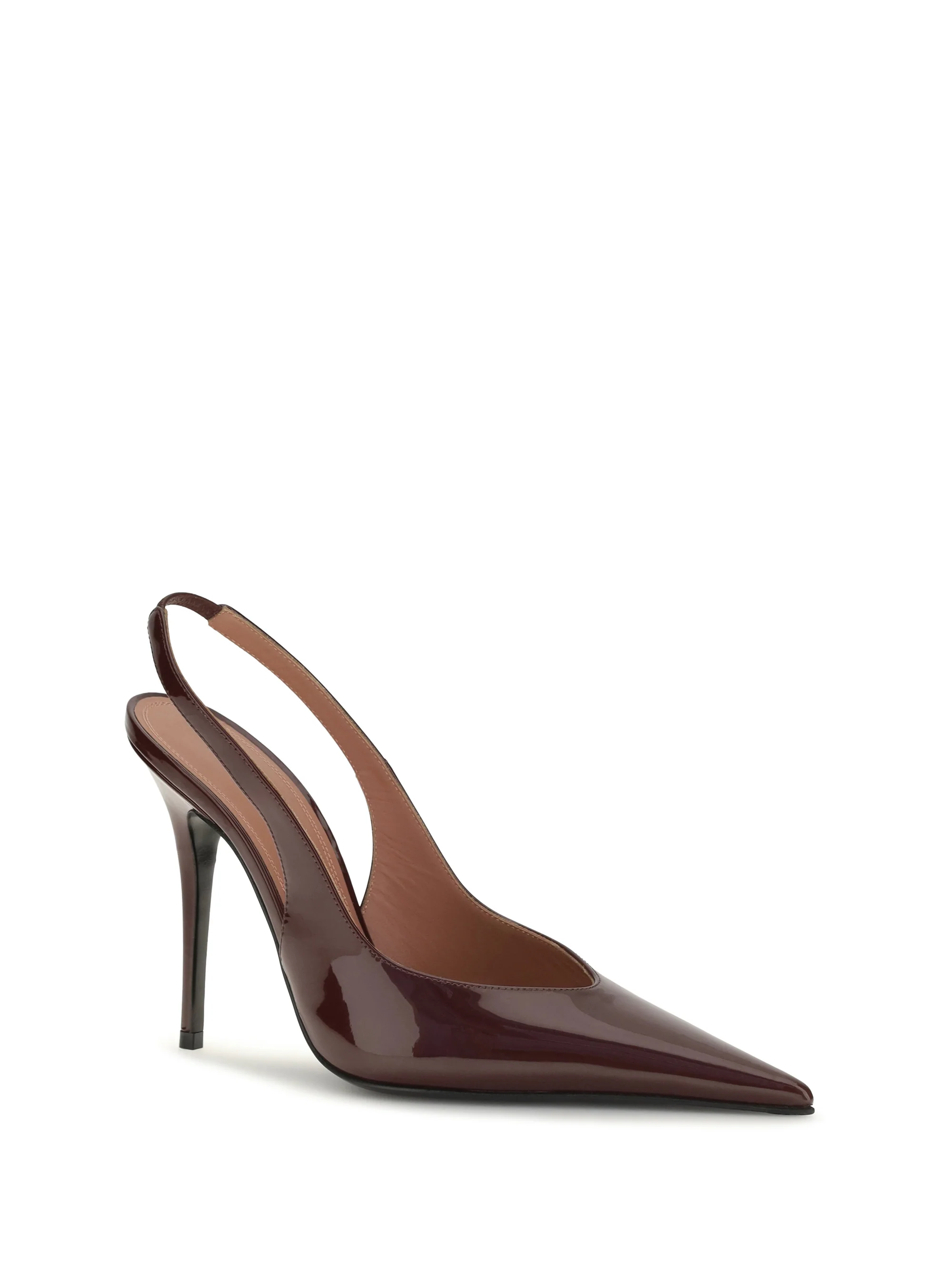 AMINA MUADDI 36 anok patent leather slingback pumps