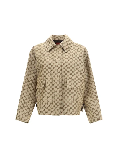 gg canvas bomber jacket