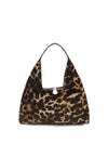small trapeze leopard handbag