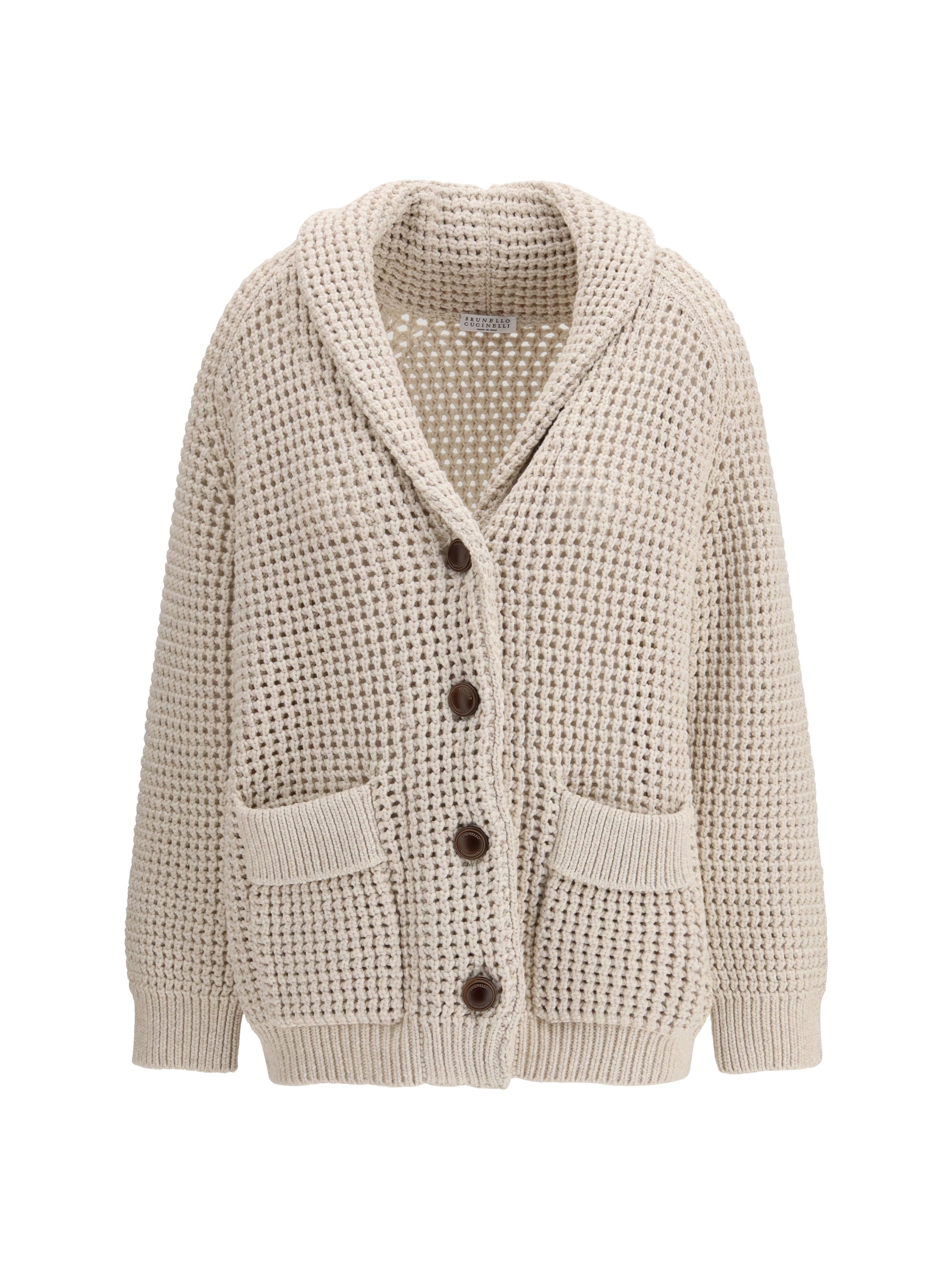 cotton feather cardigan