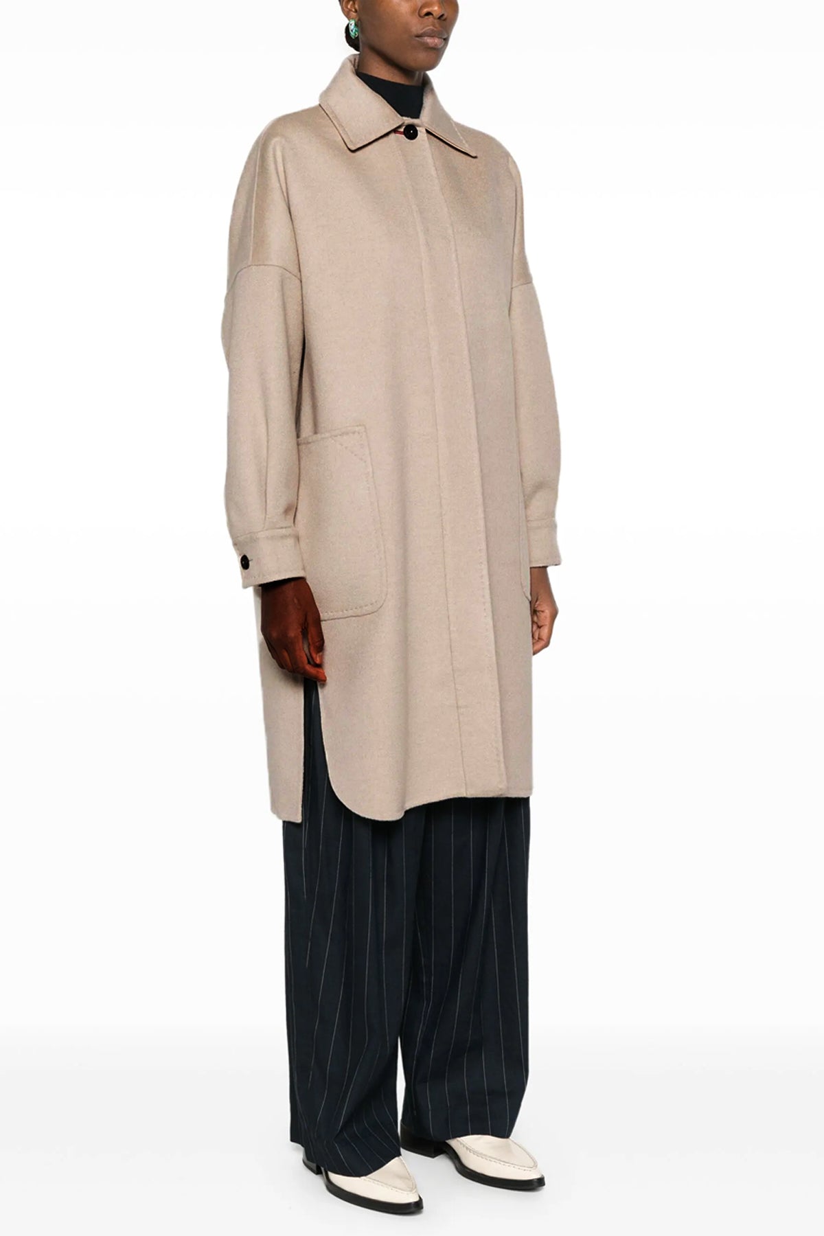 MAX MARA 36 baruffa double cashmere coat