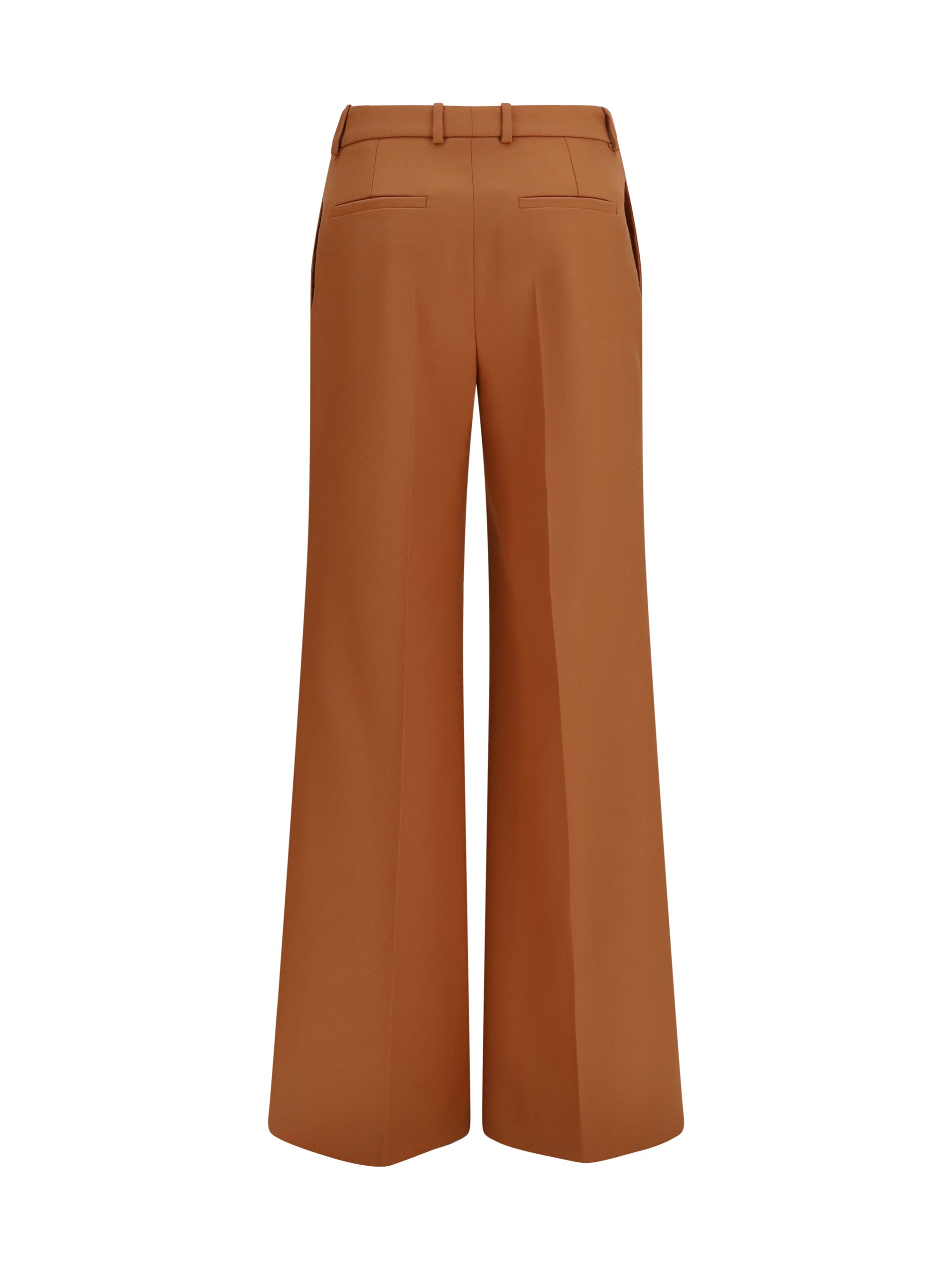 CHLOÉ 36 high-waisted flared cotton pants