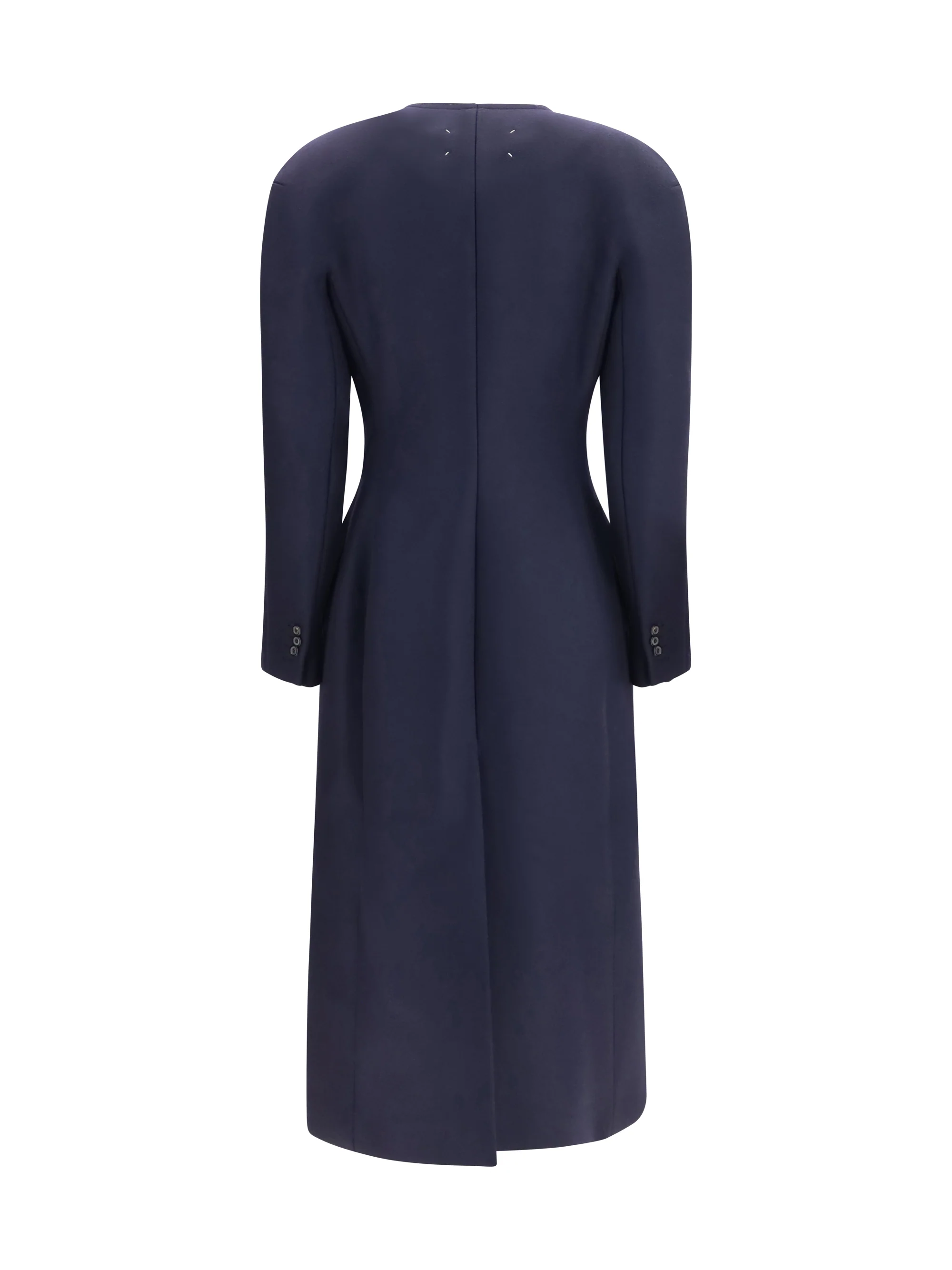 long virgin wool coat