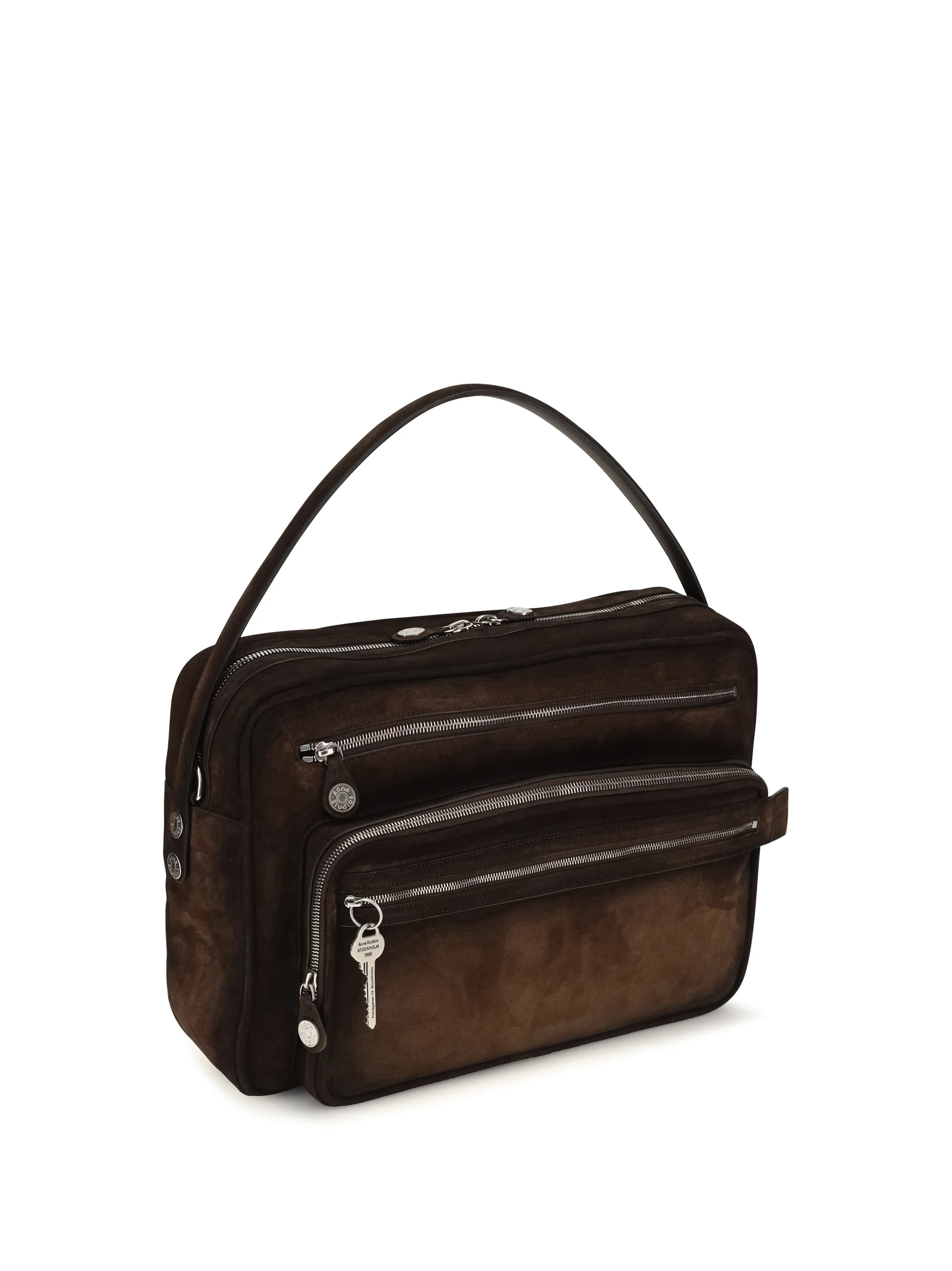 camero camera suede shoulder bag