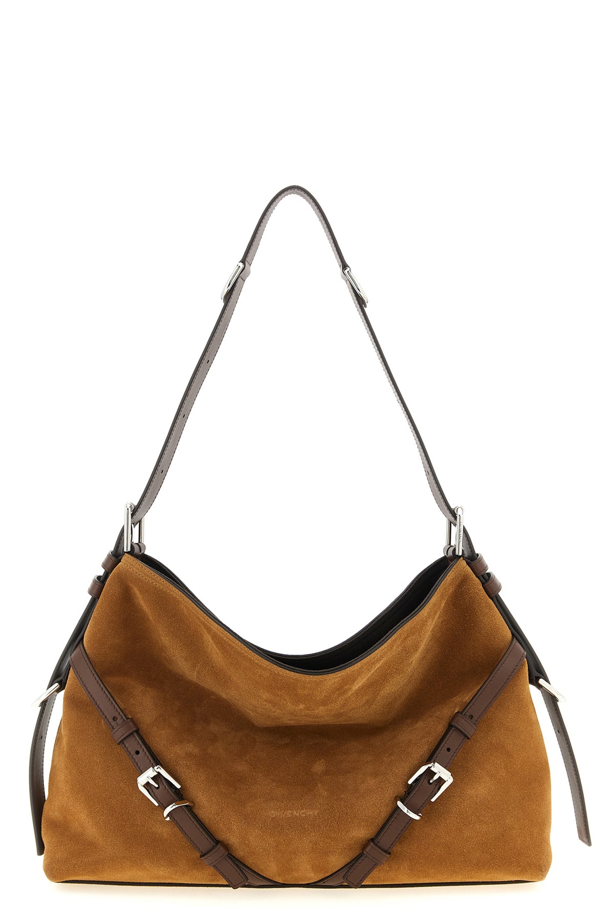 GIVENCHY OS medium suede shoulder bag