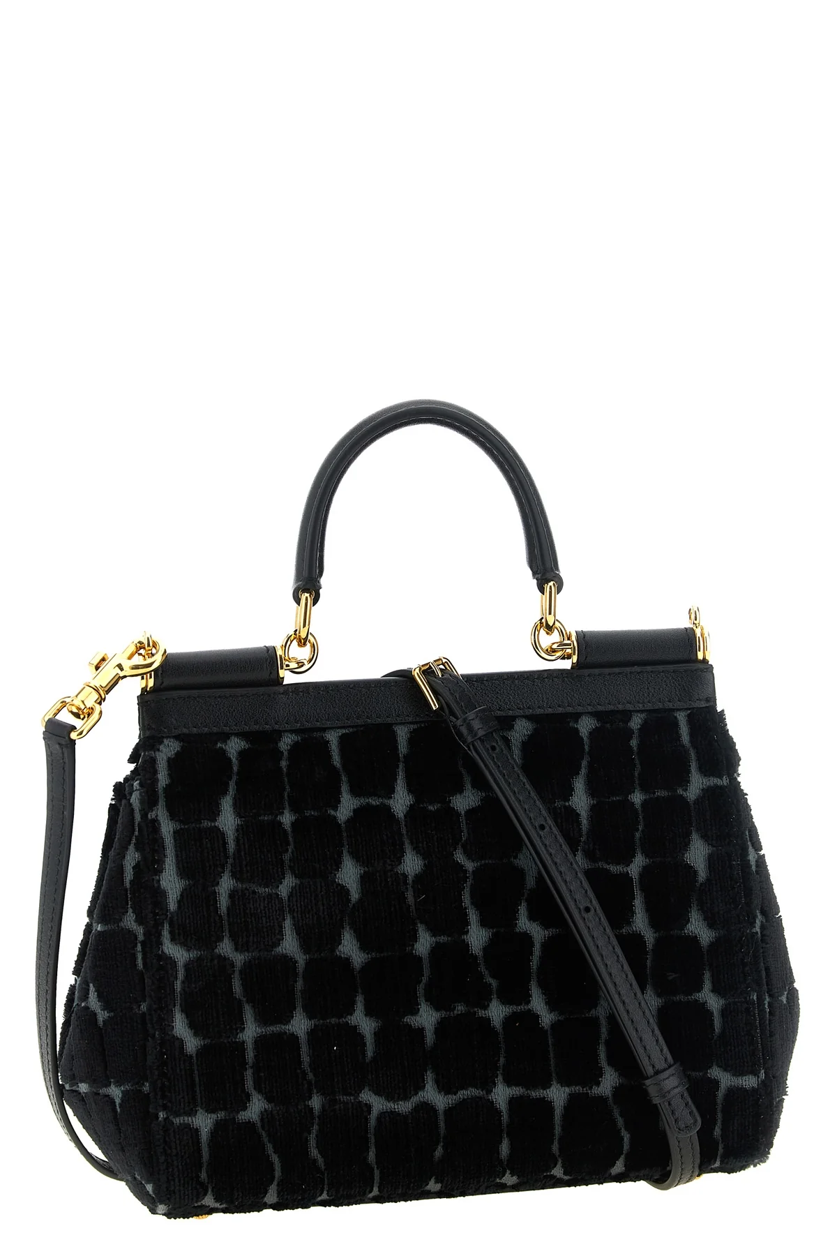 the dolce&gabbana sicily small handbag defines the codes of structured eleganc