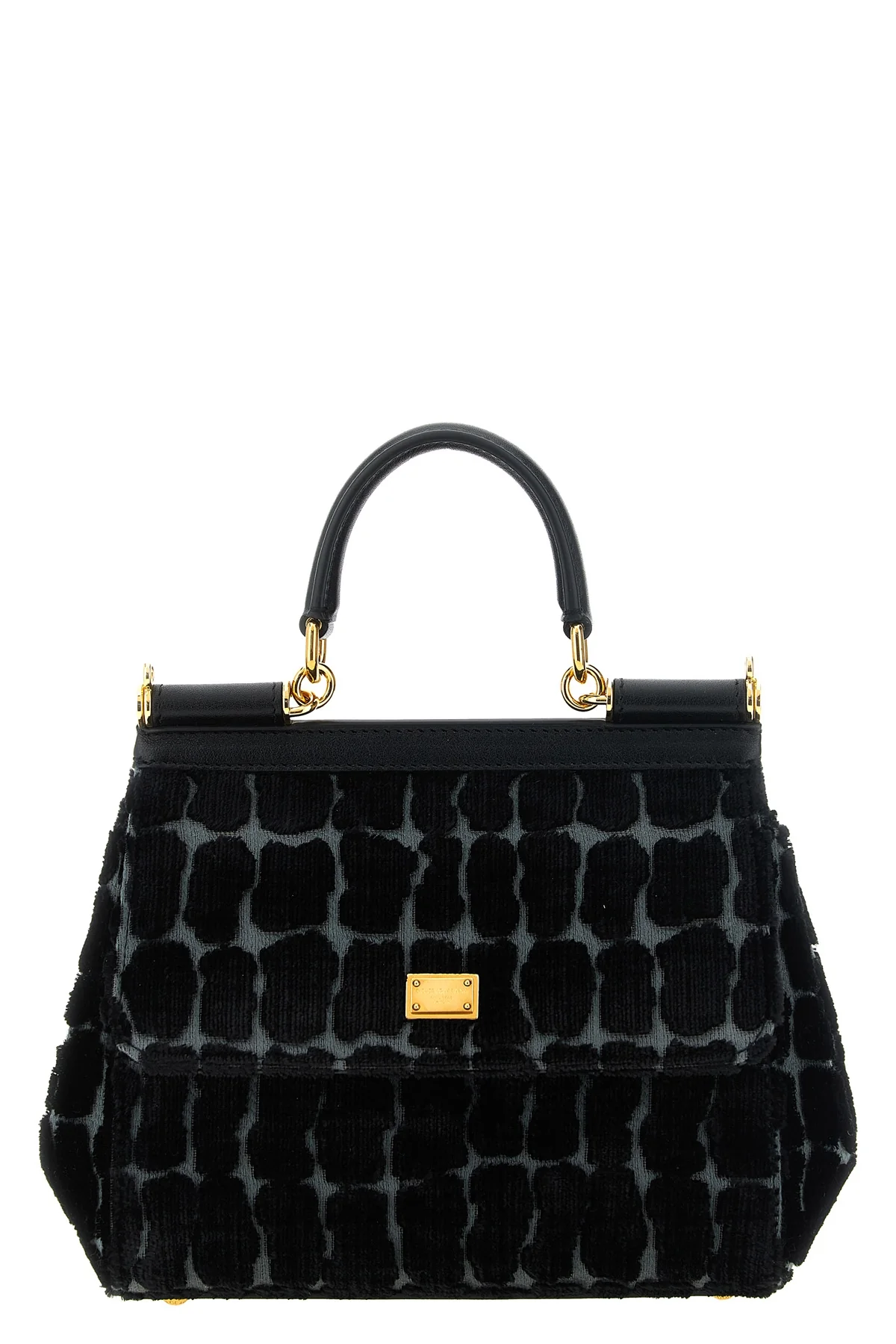 DOLCE amp; GABBANA OS the dolceamp;gabbana sicily small handbag defines the codes of structured eleganc