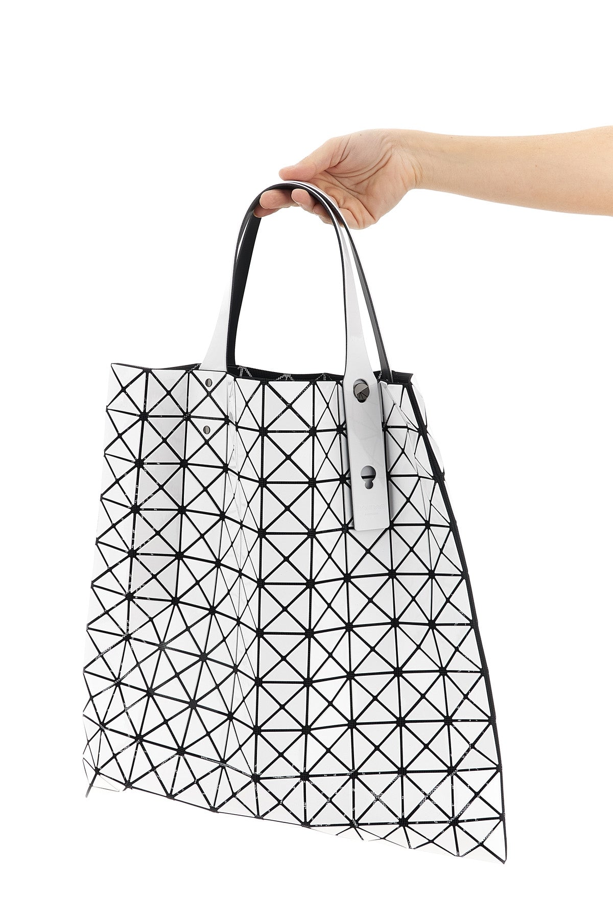 BAO BAO ISSEY MIYAKE OS prism shopping bag in mesh and pvc fabric