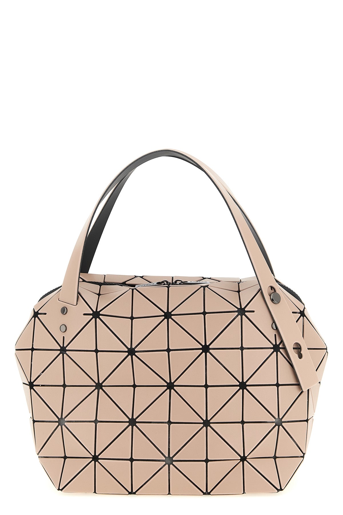 BAO BAO ISSEY MIYAKE OS boston handbag in mesh fabric and matt effect pvc