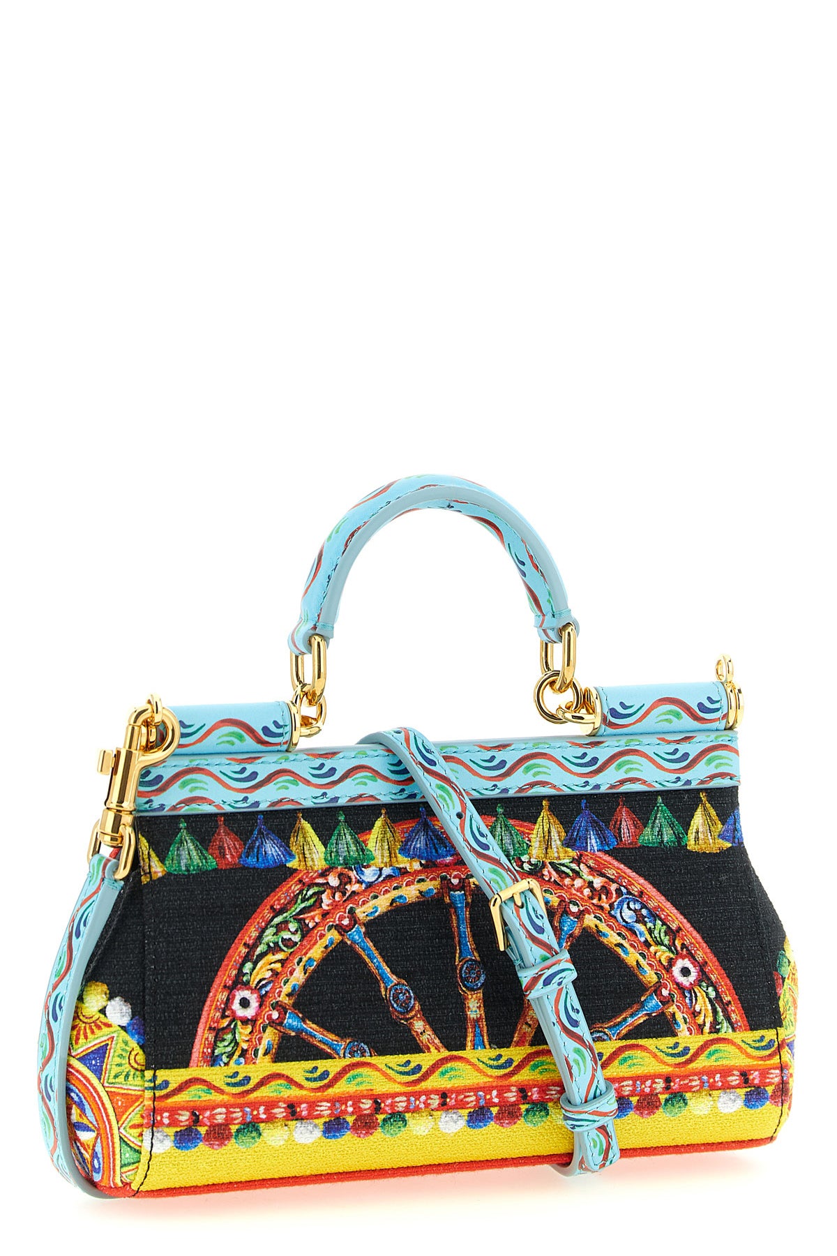 DOLCE amp; GABBANA OS sicily mini handbag in stretch mat