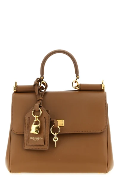 small my sicily handbag in plongé calf leather
