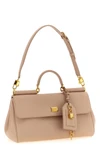 the dolce & gabbana my sicily handbag in beige plongé calfskin defines a structu