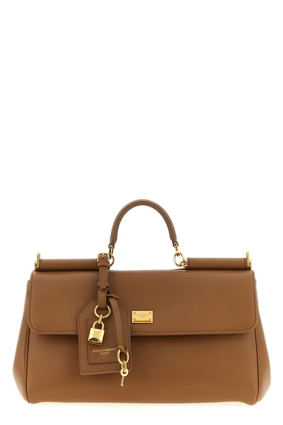 medium my sicily plongé calf leather handbag