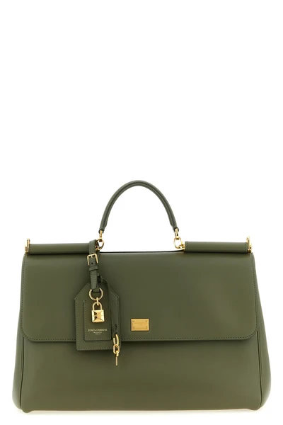 my sicily maxi handbag in plongé calf leather