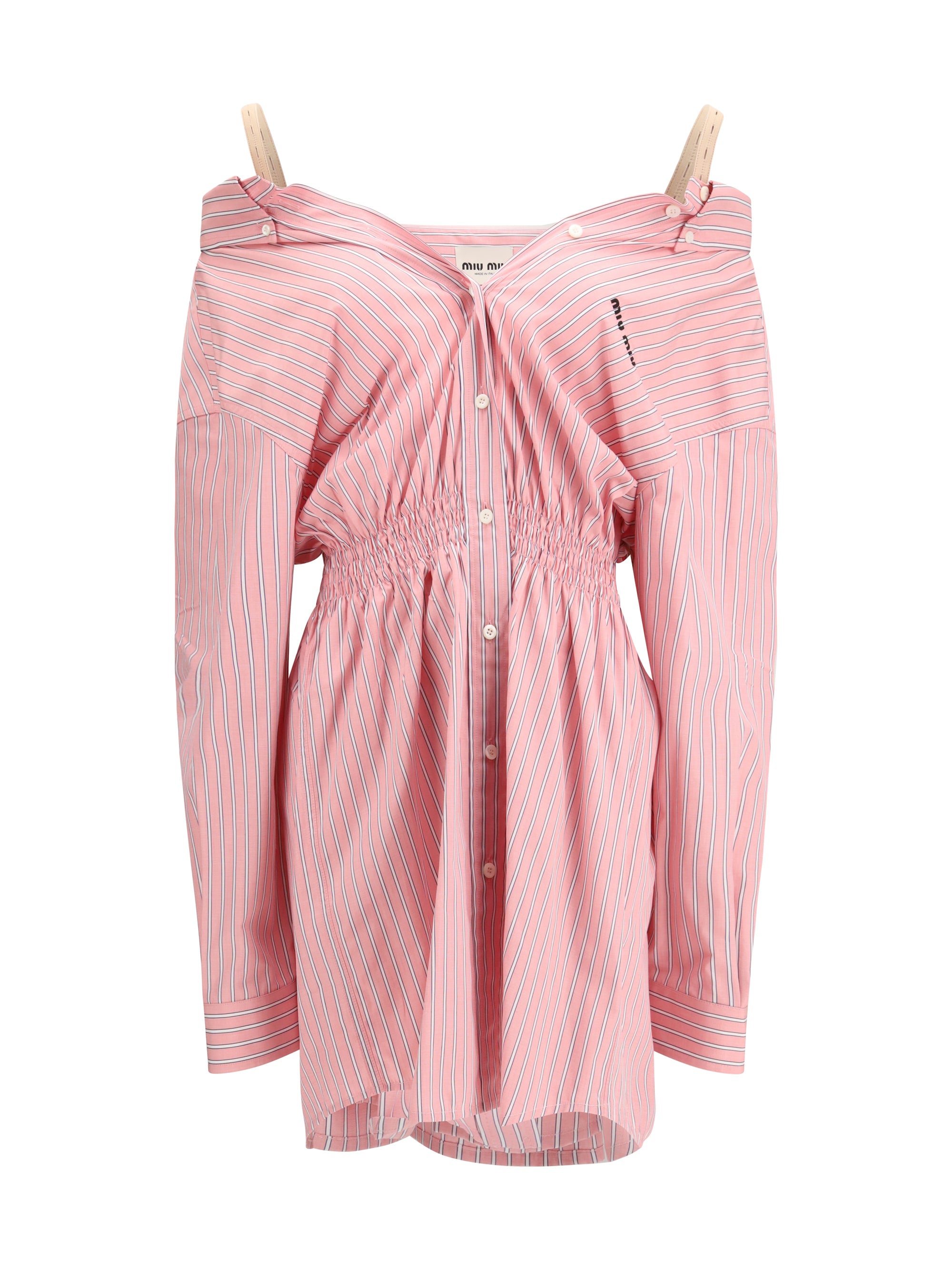 MIU MIU 40 short striped dress