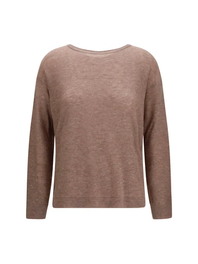sequin-embellished sweater