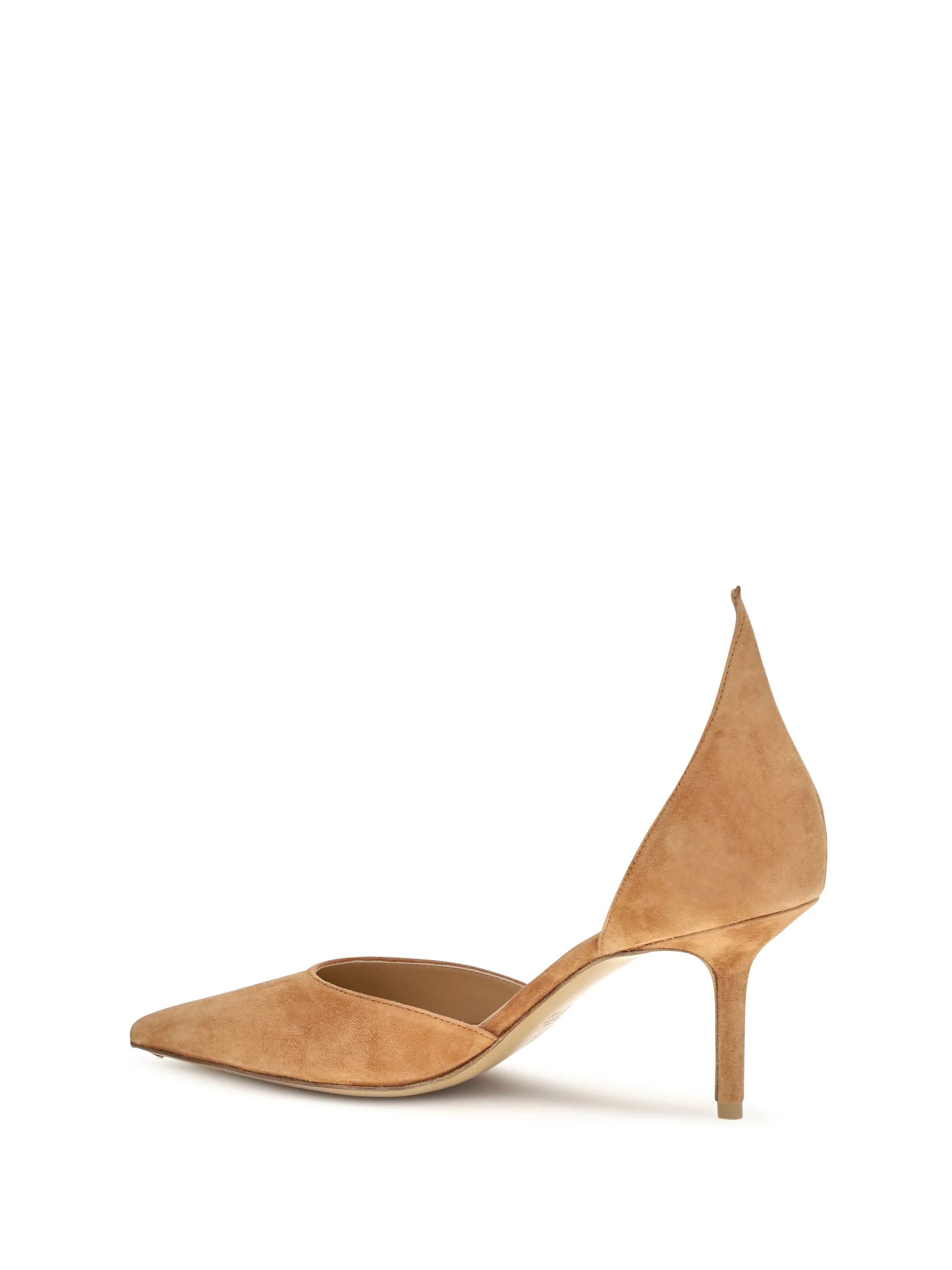 d'orsay flame suede pumps