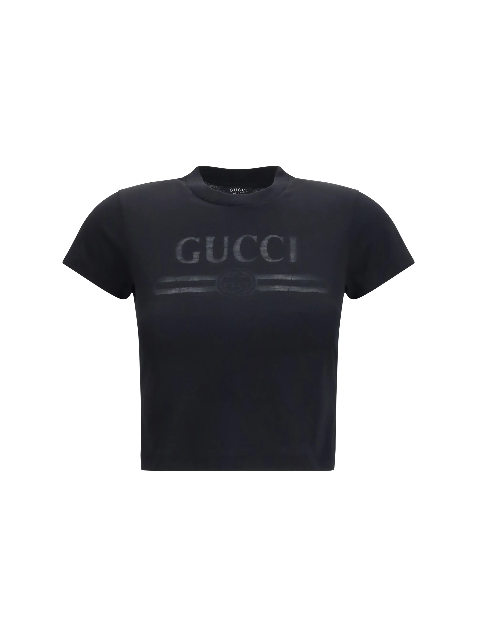 cotton jersey t-shirt with devoré detail