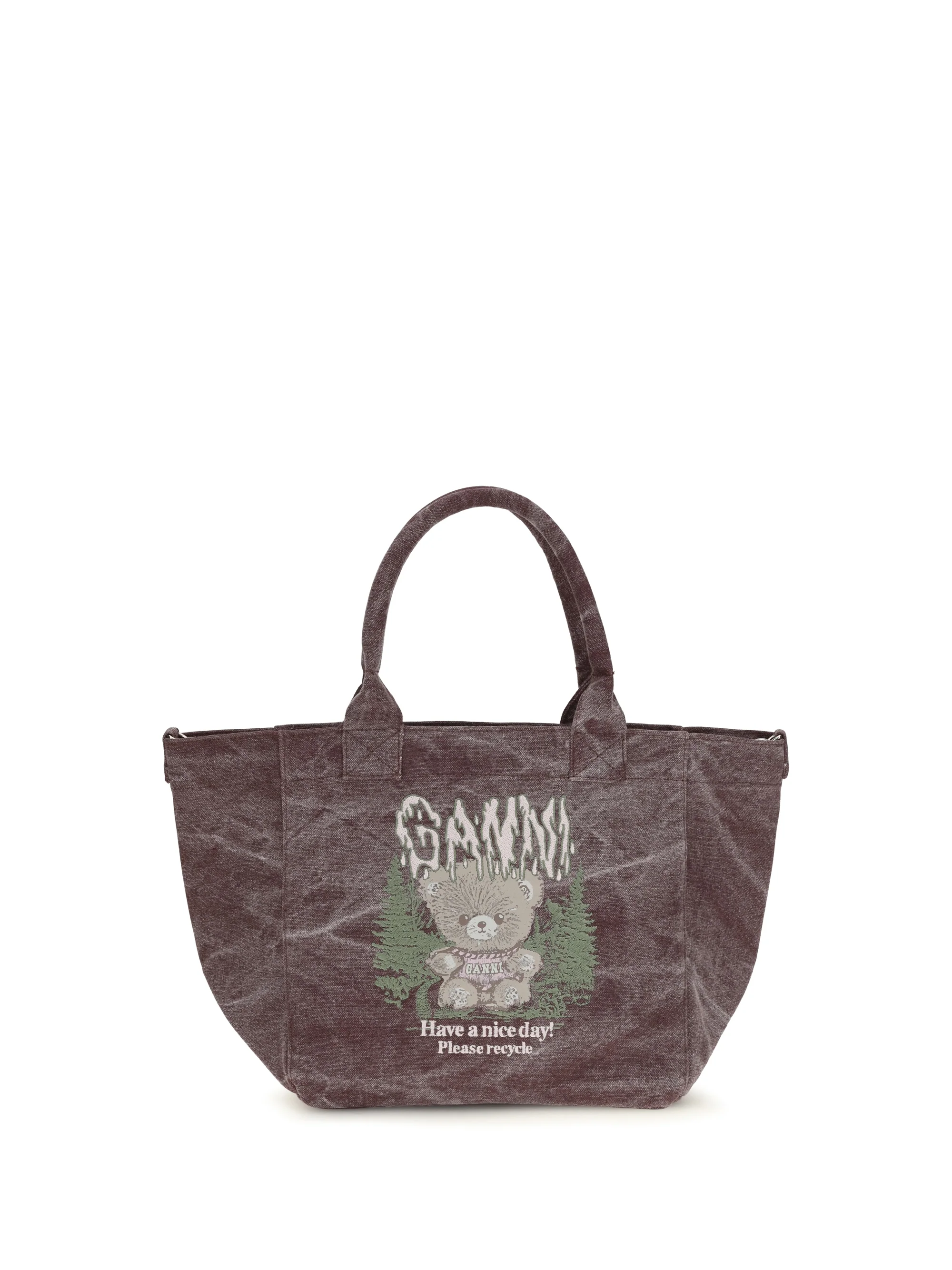 small teddy tote bag