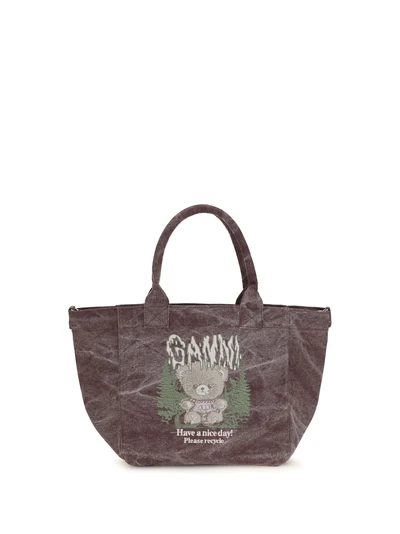 small teddy tote bag
