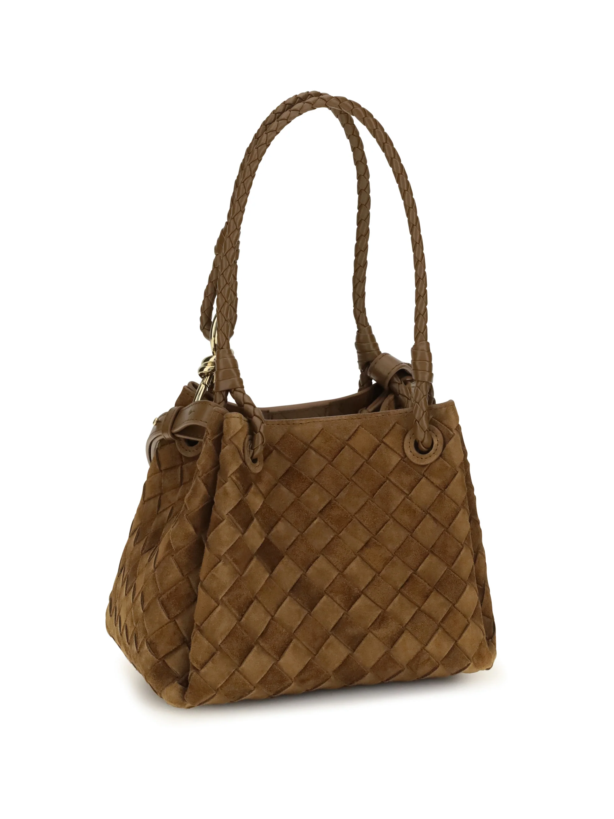 parachute small suede handbag