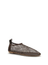 high mesh ballerinas