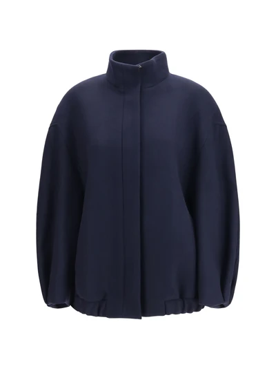 oversized pleated jacket