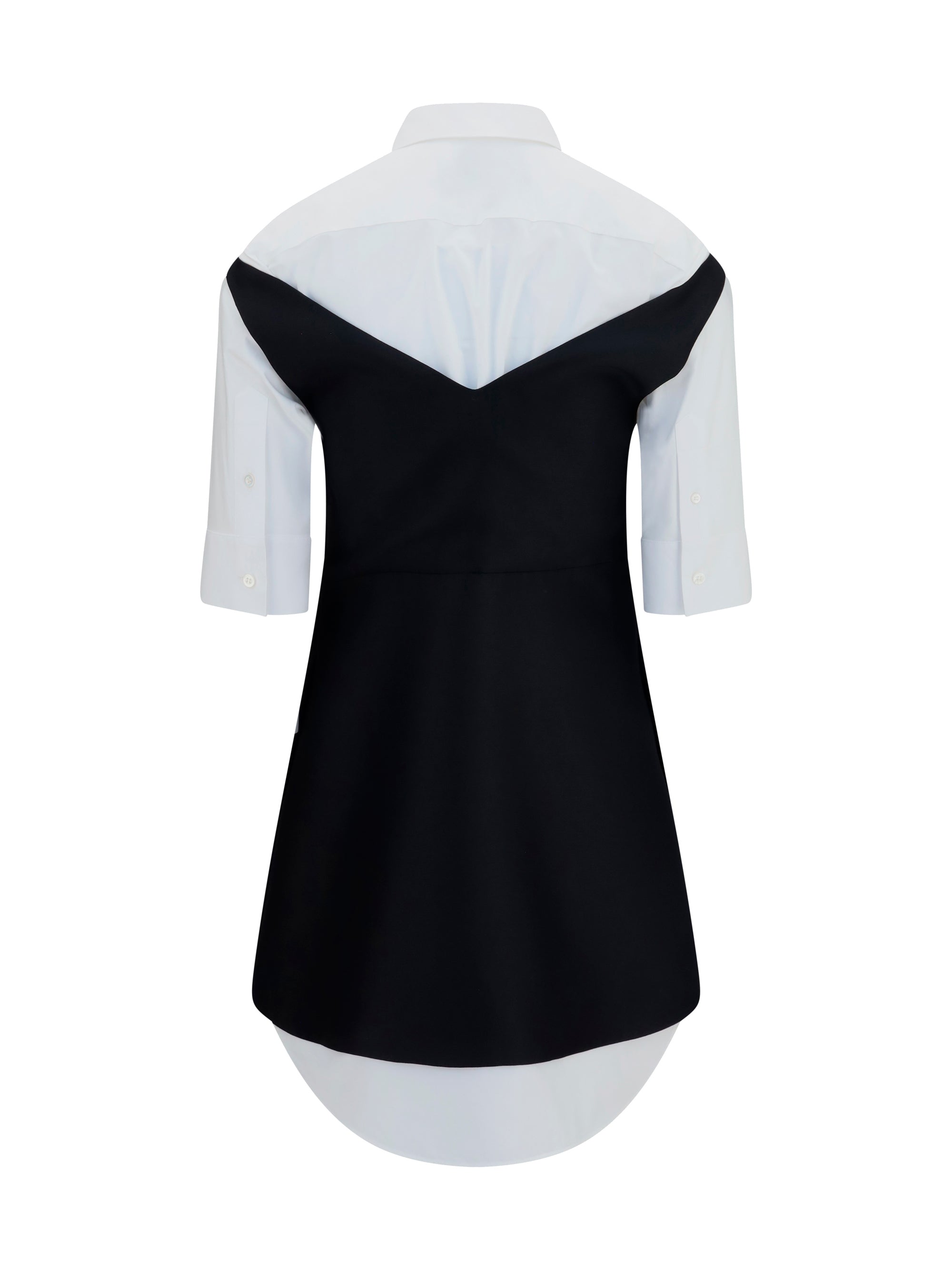 BALENCIAGA 36 hybrid shirt dress