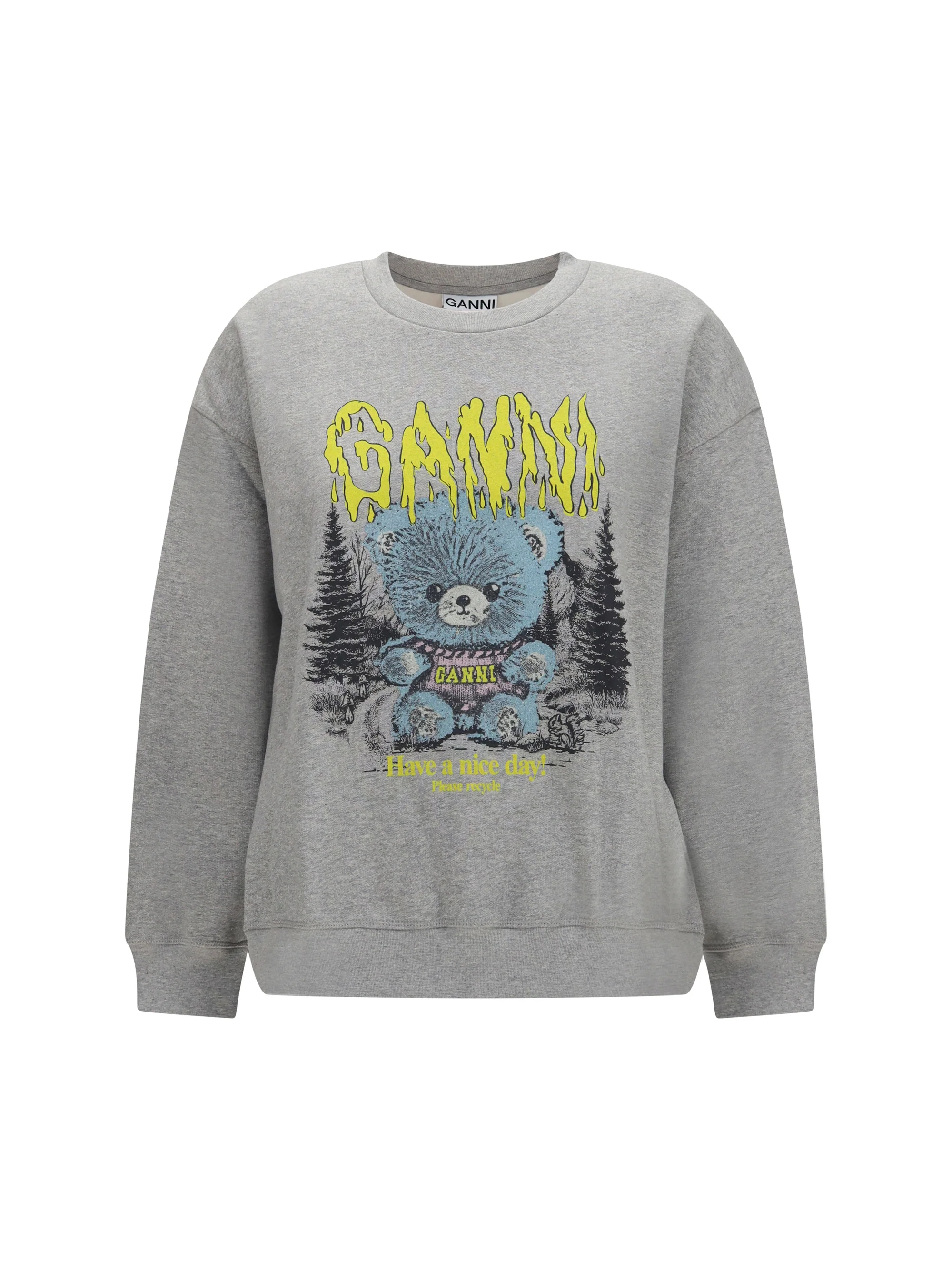 GANNI L isoli teddy forest sweatshirt