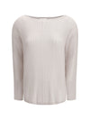 rib-knit crew-neck sweater