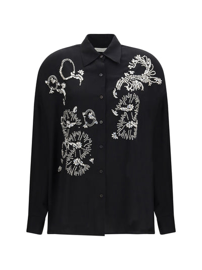 casia shirt with rhinestones