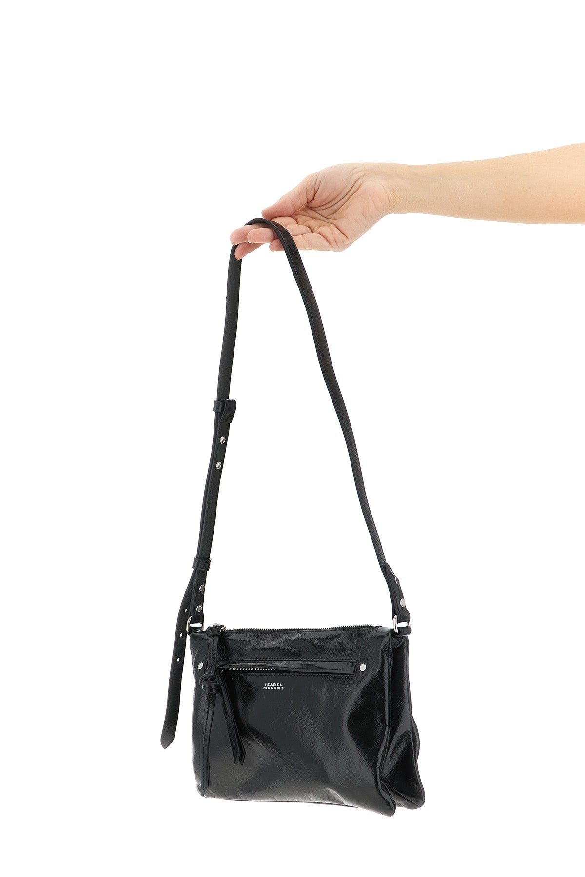 ISABEL MARANT OS winna duo vintage calf leather crossbody bag