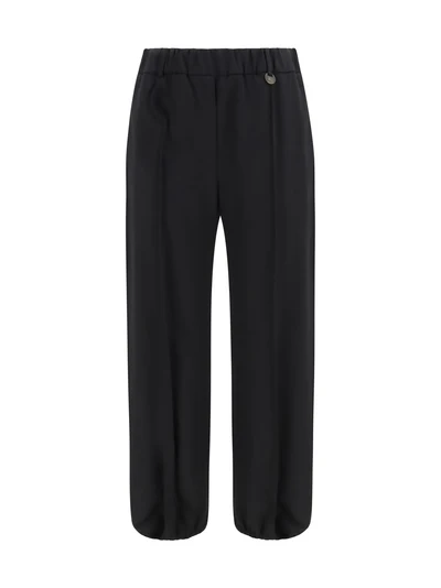 wool jogging pants