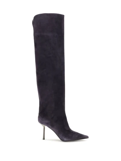 bella over-the-knee suede boots