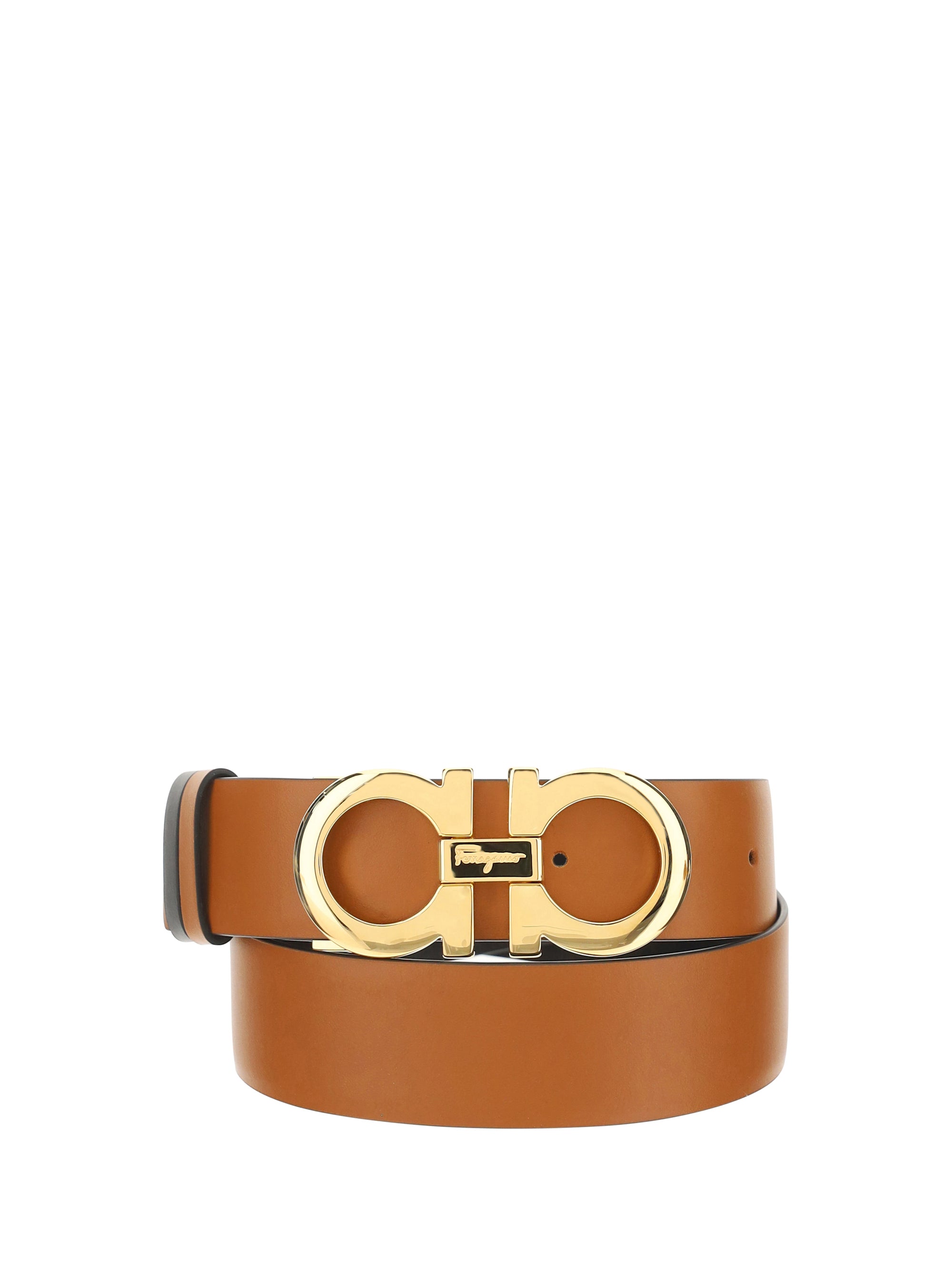 FERRAGAMO 70 gancini reversible belt