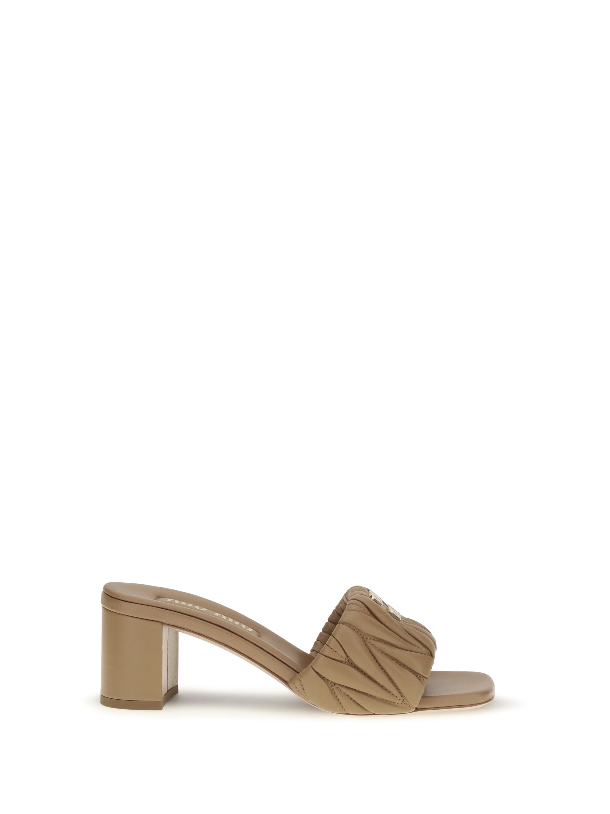 MIU MIU 36 logoed sandals