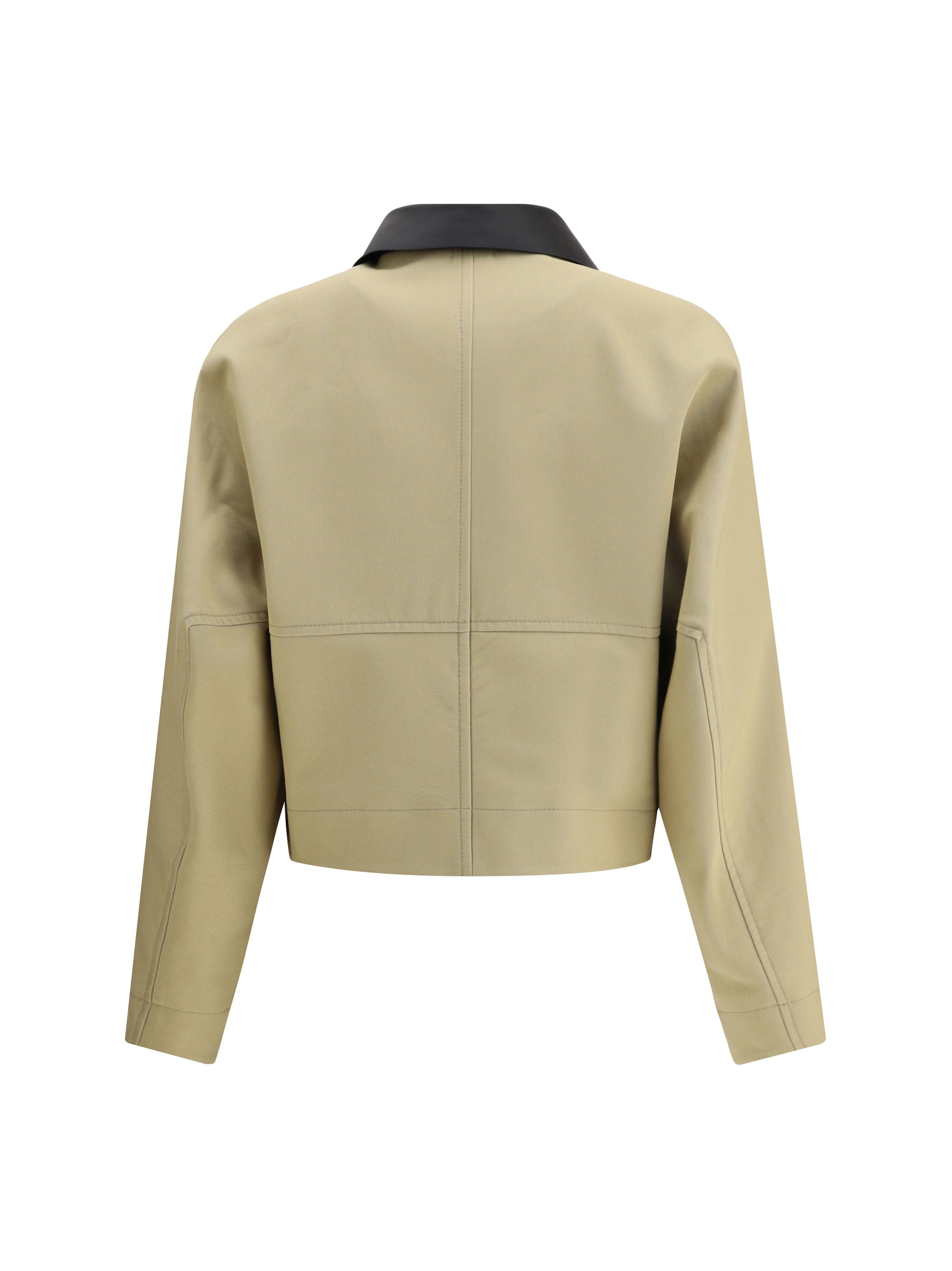 GIVENCHY 36 cropped cotton and wool caban