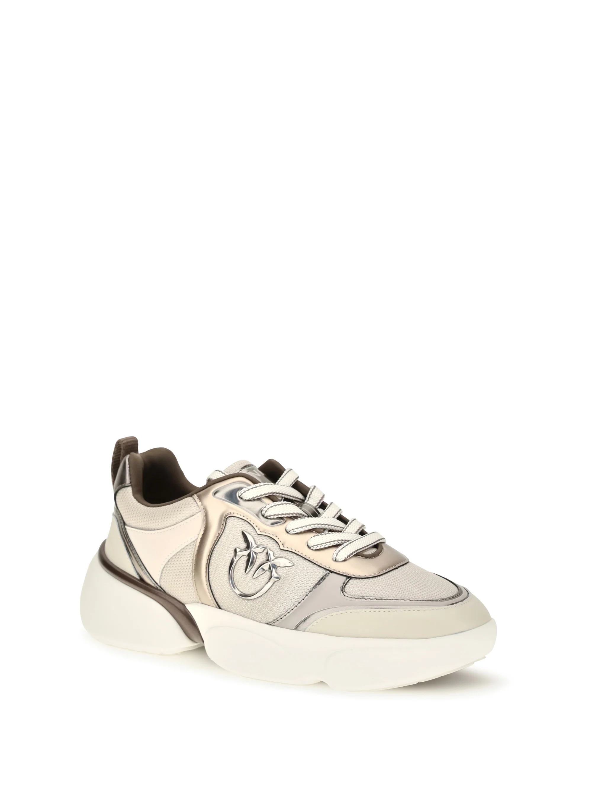 PINKO 36 alba leather sneakers