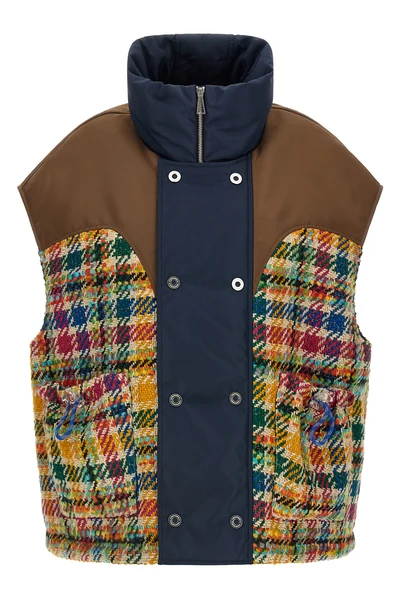 the marbell kate vest features a panel construction that skilfully blends cont