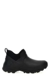 low rubber bogs ankle boots